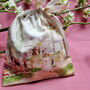 Organic Cotton Reusable Pouch With Vintage French Gardens Print, thumbnail 2 of 5