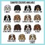 Cavapoo Face Keyring, thumbnail 2 of 3