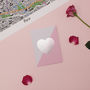 Pink Heart Foiled Card, thumbnail 2 of 2