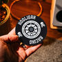 Funny Fathers Day Car Gift Rubber Tyre Coasters, thumbnail 2 of 2