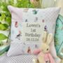 Peter Rabbit© 1st Birthday Cushion, thumbnail 1 of 12