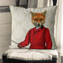 Fox Hunter Decorative Cushion, thumbnail 1 of 4