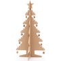 Kid Eco Cardboard Christmas Tree Single Pack Brown, thumbnail 1 of 6