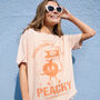 Everything Is Peachy Women’s Graphic T Shirt, thumbnail 2 of 3