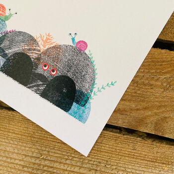 Cute Underwater Rockpool Art Print, 2 of 4