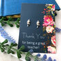 Thank You Teacher Gift Sterling Silver Lavender Earrings, thumbnail 1 of 10