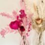 Pink Macrame Hanger With Dried Flower Display, thumbnail 4 of 4