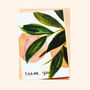 Peach Thank You Card A6 With Gold Foil, thumbnail 4 of 4