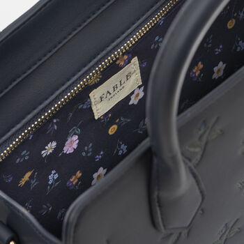 Running Bunny Ditsy Large Structured Tote, 6 of 7