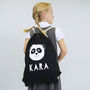 Personalised Panda Children's School Gym Bag, thumbnail 1 of 6