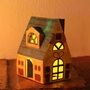 Diy Ornament Kit: Two Classic Paper Houses, thumbnail 8 of 11