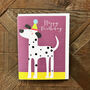 Mini Dalmatian Birthday Card, thumbnail 4 of 5