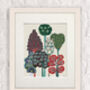Serene Forest Two Botanical Art Print, Framed /Unframed, thumbnail 5 of 8