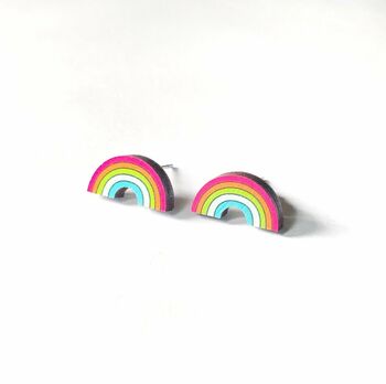 Rainbow Stud Earrings, 4 of 4
