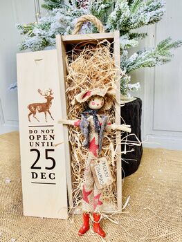 Personalised Handcrafted Scarecrow For Gardeners, 6 of 6