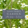 Personalised Little Helpers Welcome Slate Garden Sign, thumbnail 1 of 4