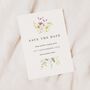 Wildflower Wedding Save The Dates, thumbnail 1 of 4