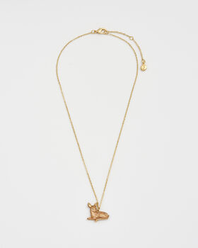 Resting Fawn Gold Chain Necklace, 5 of 8