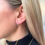 Single Soho Sterling Silver Star Stud Earring, thumbnail 2 of 4