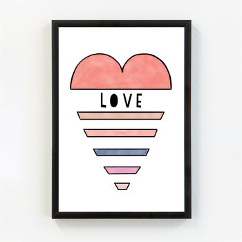Heart Stripes Print, 2 of 5