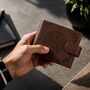 Gifts For Men Viking Brown Faux Leather Wallet For Him, thumbnail 6 of 7