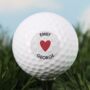 Personalised Heart Golf Ball, thumbnail 3 of 3