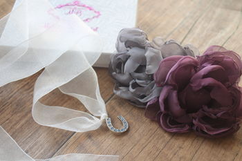 Bridal Bouquet Wrap Including Lucky Charm, 2 of 5