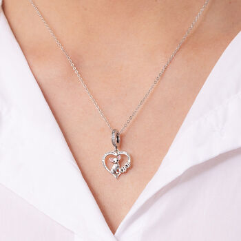Sterling Silver Chihuahua Necklace Personalised Dog Gift, 2 of 7