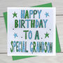 Personalised Grandson Birthday Book Card, thumbnail 2 of 7