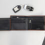 Personalised Wallet Brown And Black Leather Men's Wallet Rfid Safe, thumbnail 12 of 12