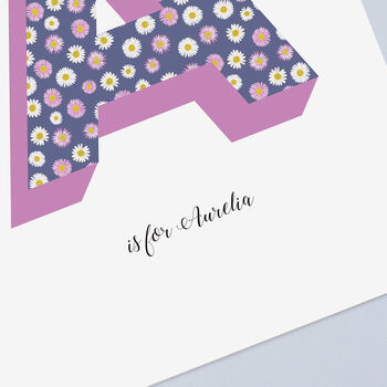 Personalised Letter/Name/Alphabet Print, 2 of 11