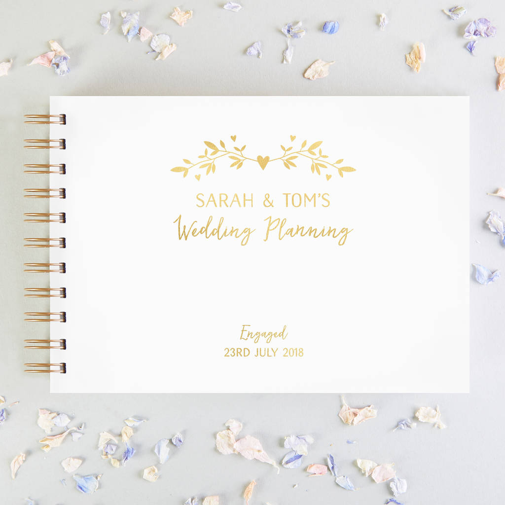 Wedding Planning Scrap Book Engagement Gift, 1 of 7