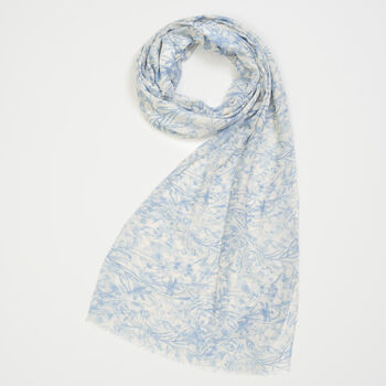 Bunny Blues Lightweight Scarf, 2 of 7