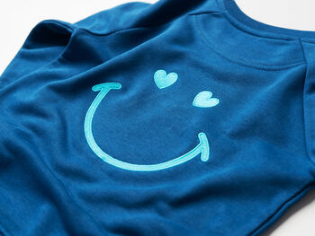 'Love' Embroidered Children's Organic Sweatshirt, 5 of 7