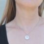 Sterling Silver Star Sign 60th Birthday Sixpence Necklace, thumbnail 11 of 11