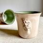 Handmade Ceramic Espresso Cup ‘Aphrodite’ Green, thumbnail 1 of 5