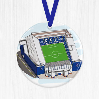 Personalised Everton Fc Ornament, 3 of 4