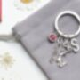 Cheerleader Personalised Keyring Cheerdance, thumbnail 3 of 7