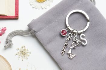 Cheerleader Personalised Keyring Cheerdance, 3 of 7