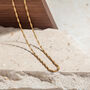 Gold Vermeil Plated Twisted Rope Chain, thumbnail 1 of 6
