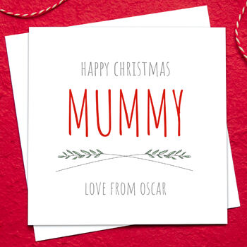 To Mummy Personalised Christmas Card, 3 of 5