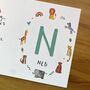 Personalised Alphabet Initial Name Card, thumbnail 8 of 10