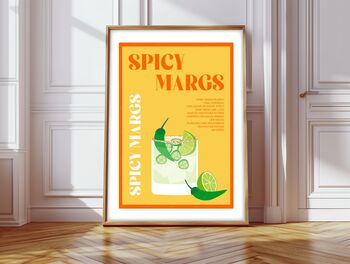 Spicy Margs Cocktail Print, 5 of 10