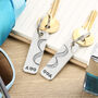 Couples Gift Infinity Personalised Pair Of Keyrings, thumbnail 3 of 5