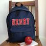 Personalised School Backpack Assorted Colours, thumbnail 7 of 11