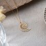 Sterling Silver Nautilus Seashell Necklace, thumbnail 5 of 9