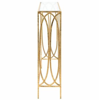 Helena Gold Console Table, 2 of 5