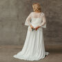 Beaded Bridal Top | Sequined Wedding Dress Topper, thumbnail 4 of 11
