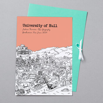 Personalised Hull Graduation Gift Print, 7 of 9