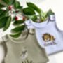 Personalised Baby Dungarees – Embroidered Baby Romper Gift For Newborn, Boy Or Girl, thumbnail 1 of 13